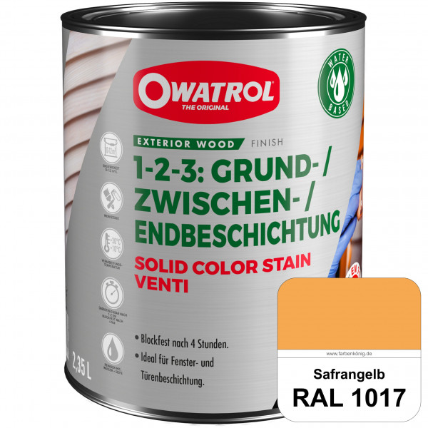 SOLID COLOR STAIN VENTI (RAL 1017 Safrangelb)