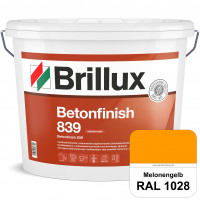 Betonfinish 839 (RAL 1028 Melonengelb) elastische Beschichtung zum Schutz rissgefährdeter Betonbaute