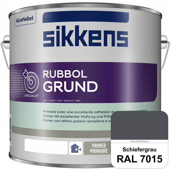 Rubbol Grund (RAL 7015 Schiefergrau) Seidenmatte Grund- und Zwischenbeschichtung auf Kunstharzbasis