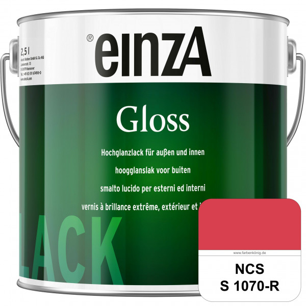 einzA Gloss (NCS S 1070-R) Hochwertiger Alkydharzlack in Premium-Qualität, hochglänzend.