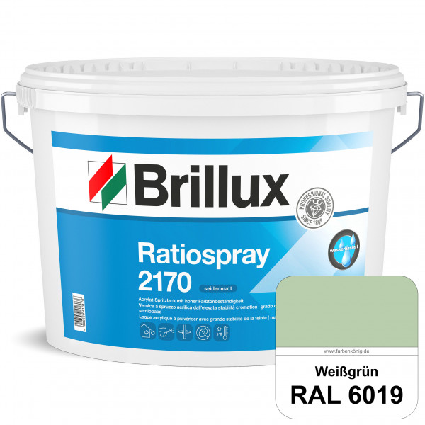 Ratiospray 2170 (RAL 6019 Weißgrün) wasserbasierter, seidenmatter & farbtonbeständiger Allround-Spri