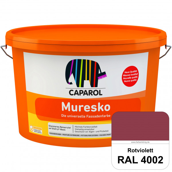 Muresko (RAL 4002 Rotviolett) Silanisierte Reinacrylat-Fassadenfarbe auf SilaCryl®-Basis