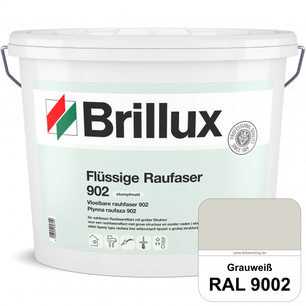 Flüssige Raufaser ELF 902 (RAL 9002 Grauweiß) Spezial-Dispersionsfarbe mit Raufasereffekt