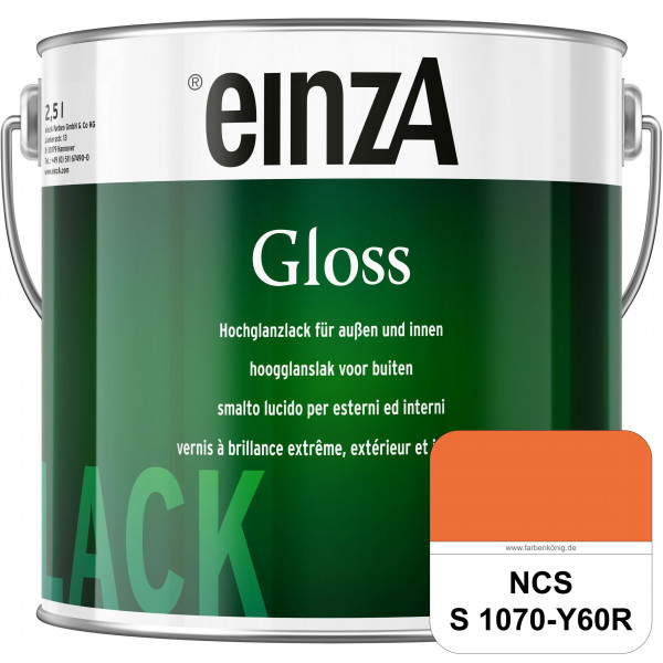 einzA Gloss (NCS S 1070-Y60R) Hochwertiger Alkydharzlack in Premium-Qualität, hochglänzend.