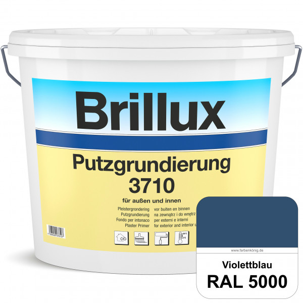 Putzgrundierung 3710 (RAL 5000 Violettblau) Wetterbeständige & quarzhaltige Grundierfarbe auf Disper