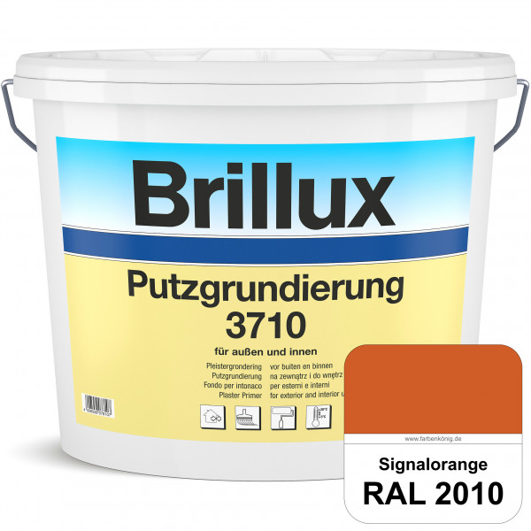 Putzgrundierung 3710 (RAL 2010 Signalorange) Wetterbeständige & quarzhaltige Grundierfarbe auf Dispe