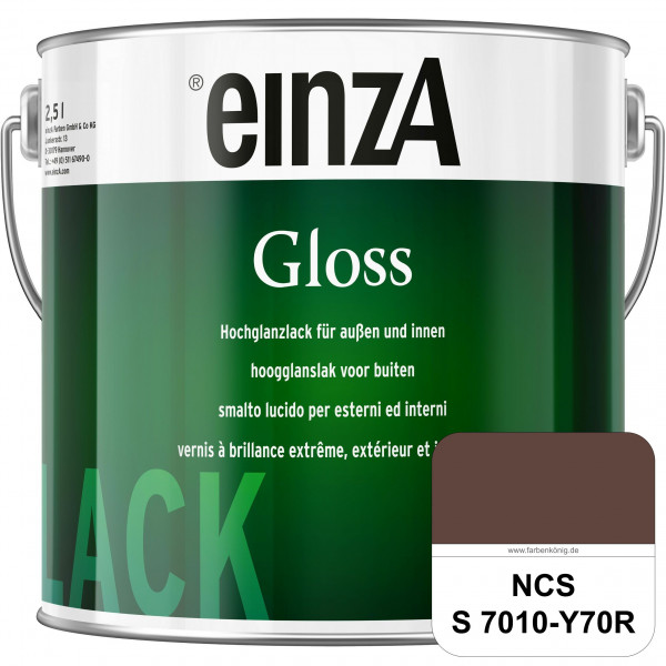 einzA Gloss (NCS S 7010-Y70R) Hochwertiger Alkydharzlack in Premium-Qualität, hochglänzend.