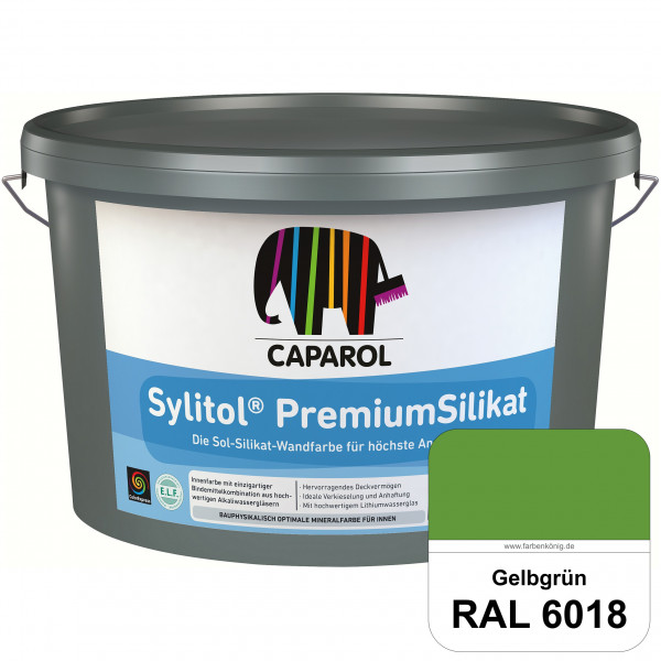 Caparol Sylitol PremiumSilikat (RAL 6018 Gelbgrün) - ehemals Histolith PremiumSilikat