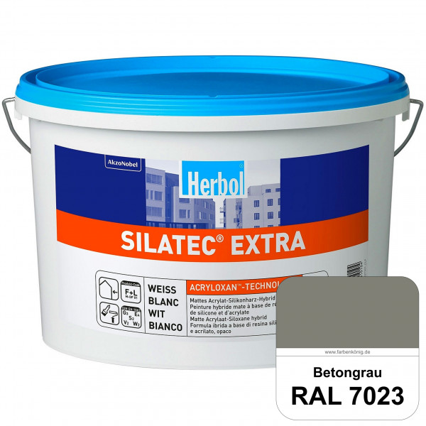 Silatec Extra (RAL 7023 Betongrau) Siliconharz-Hybrid-Fassadenfarbe
