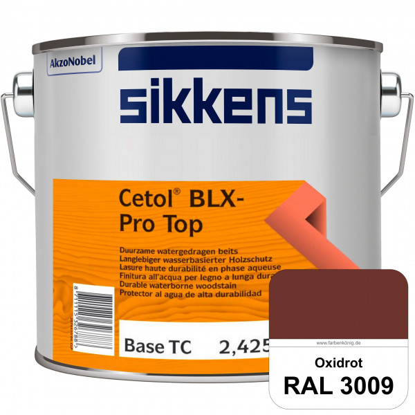 Cetol BLX-Pro Top (RAL 3009 Oxidrot) Seidenglänzende & wasserdampfdurchlässige Dickschichtlasur auße
