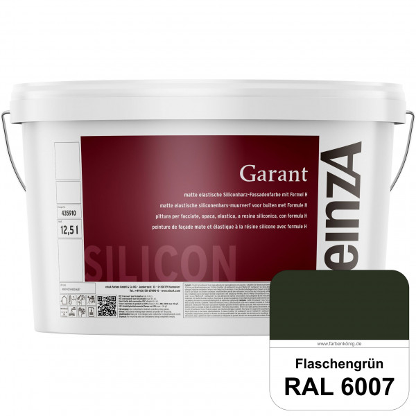 einzA Garant (RAL 6007 Flaschengrün) elastische Siliconharz-Fassadenfarbe