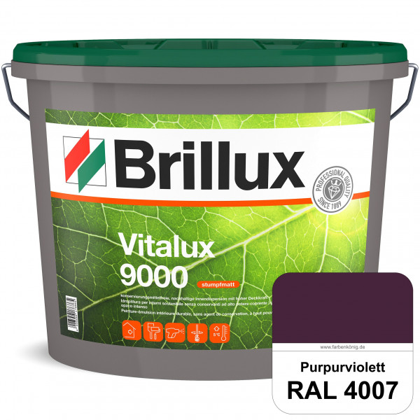 Vitalux 9000 (RAL 4007 Purpurviolett) konservierungsmittelfreie Innendispersion für Kinder- & Schlaf