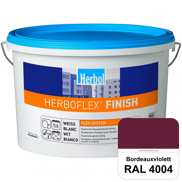 Herboflex Finish Matt (RAL 4004 Bordeauxviolett) Matte, systemgerechte Fassadenfarbe zur Risssanieru