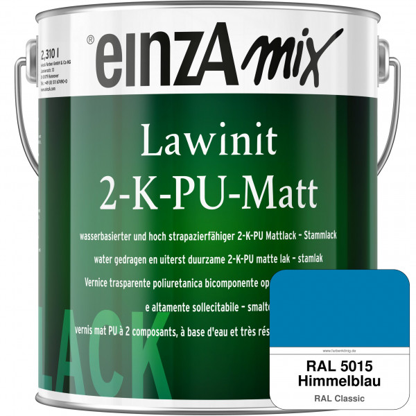 einzA Lawinit 2-K-PU Matt Stammlack (RAL 5015 Himmelblau)