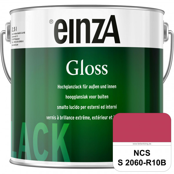 einzA Gloss (NCS S 2060-R10B) Hochwertiger Alkydharzlack in Premium-Qualität, hochglänzend.