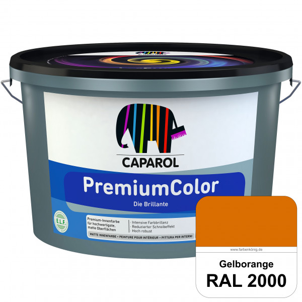 PremiumColor (RAL 2000 Gelborange) Premium Farbbrillanz & hohe Strapazierfähigkeit