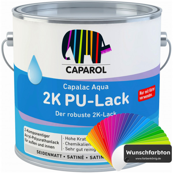 Capalac Aqua 2K PU-Lack (Wunschfarbton)