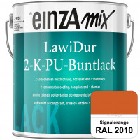 einzA LawiDur 2-K-PU-Buntlack - Hochglanz (RAL 2010 Signalorange)