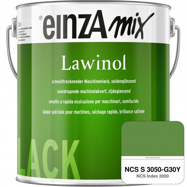 einzA Lawinol seidenglänzend (NCS S 3050-G30Y)
