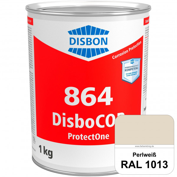 DisboCOR 864 ProtectOne (RAL 1013 Perlweiß) 1-Topf-geeignete Korrosionsschutz für alle metallische