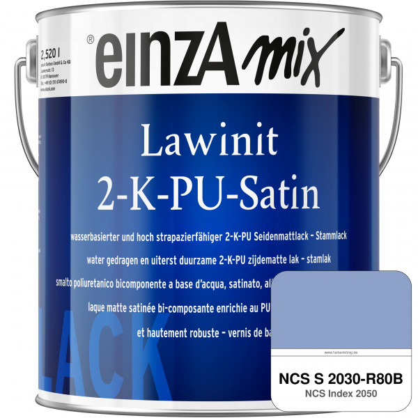 einzA Lawinit 2-K-PU Satin Stammlack (NCS S 2030-R80B)