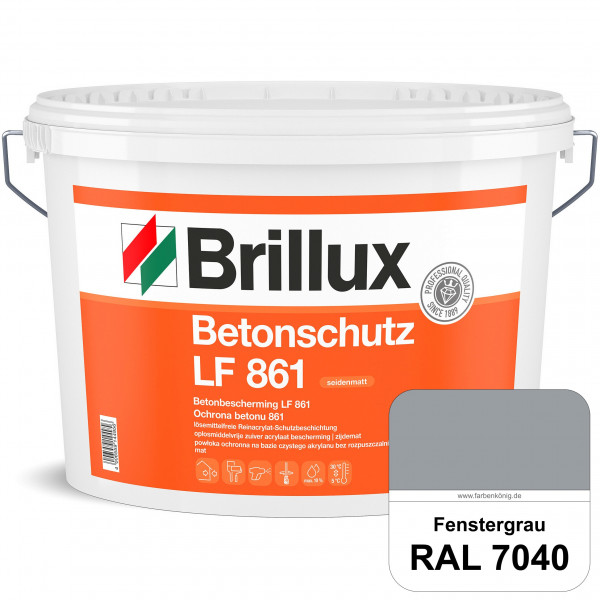 Betonschutz LF 861 (RAL 7040 Fenstergrau) Wetterbeständige Lasur für mineralischen Untergründen z. B