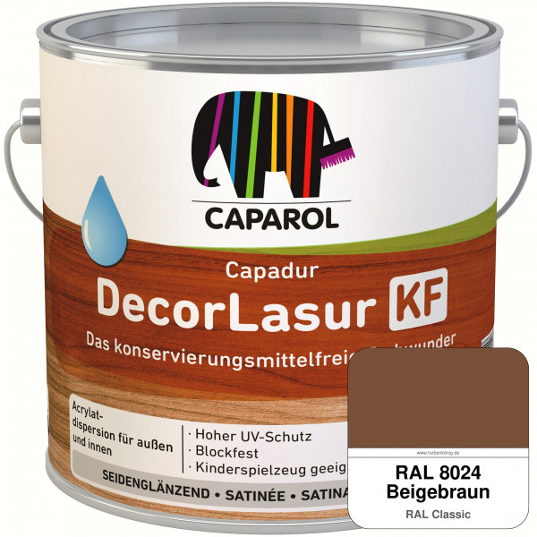 Caparol Capadur DecorLasur KF (RAL 8024 Beigebraun)