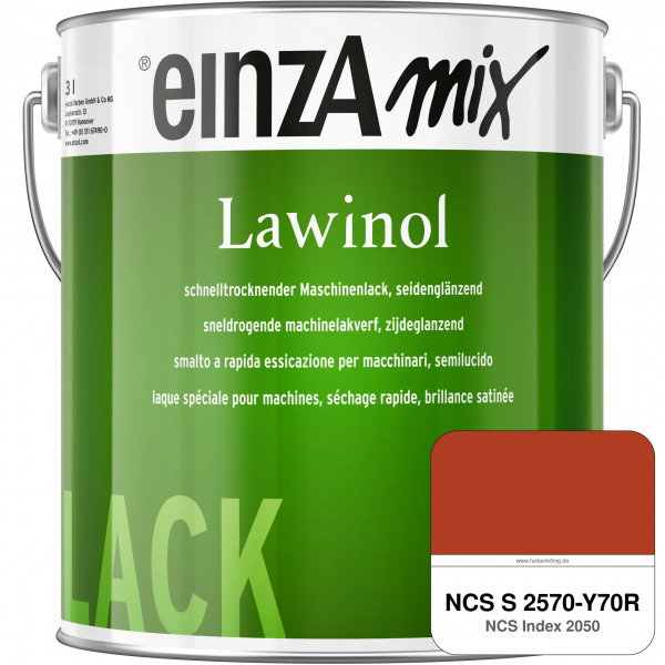 einzA Lawinol seidenglänzend (NCS S 2570-Y70R)