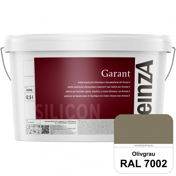 einzA Garant (RAL 7002 Olivgrau) elastische Siliconharz-Fassadenfarbe