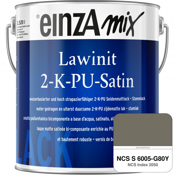 einzA Lawinit 2-K-PU Satin Stammlack (NCS S 6005-G80Y)