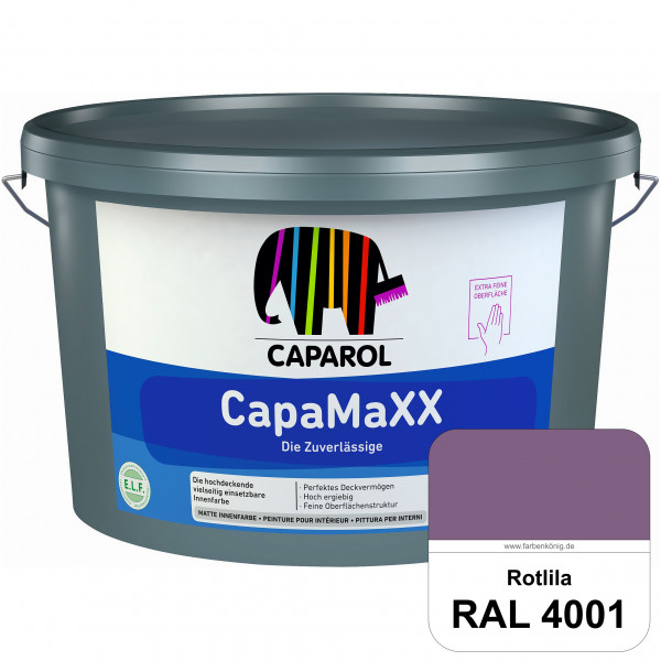 CapaMaXX (RAL 4001 Rotlila) tuchmatte Innenfarbe mit hohem Deckvermögen und Ergiebigkeit