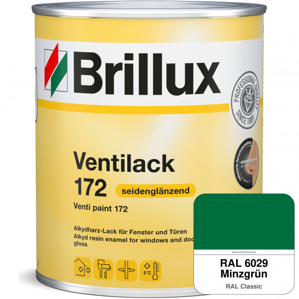 Ventilack Seidenglanz 172 (RAL 6029 Minzgrün)