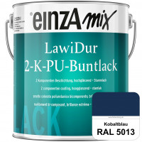 einzA LawiDur 2-K-PU-Buntlack - Hochglanz (RAL 5013 Kobaltblau)