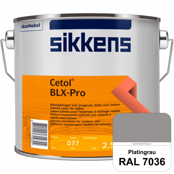 Cetol BLX-Pro (RAL 7036 Platingrau) Express Lasur für die Beschichtung von Holzoberflächen (außen)