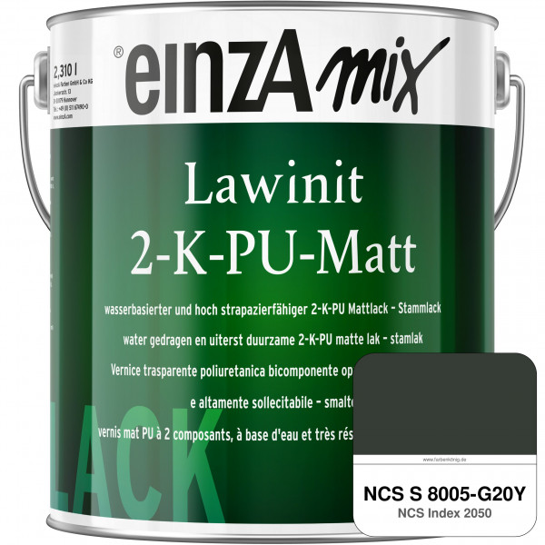 einzA Lawinit 2-K-PU Matt Stammlack (NCS S 8005-G20Y)