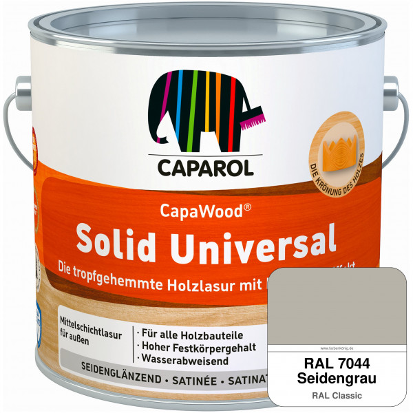 CapaWood® Solid Universal (RAL 7044 Seidengrau) - ersetzt Capadur UniversalLasur