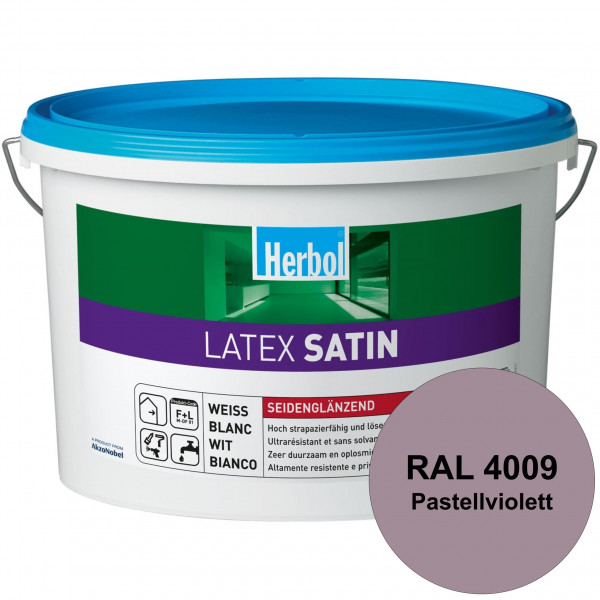 Latex Satin (RAL 4009 Pastellviolett) Seidenglänzende Latexfarbe mit hoher Strapazierfähigkeit
