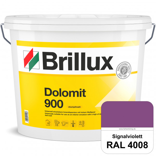 Dolomit 900 (RAL 4008 Signalviolett) stumpfmatte Innen-Dispersionsfarbe mit gutem Deckvermögen