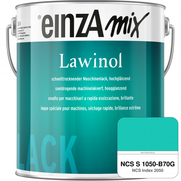 einzA Lawinol hochglänzend (NCS S 1050-B70G)