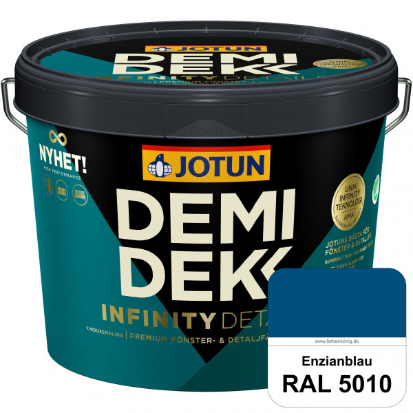 DEMIDEKK Infinity Details - Deckender Holzschutz (RAL 5010 Enzianblau)