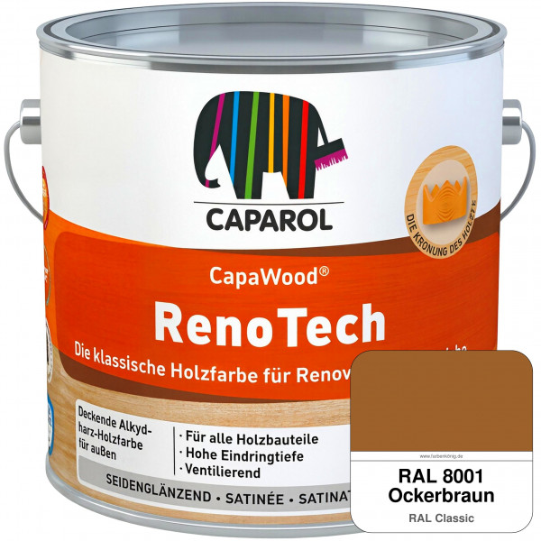 CapaWood® RenoTech (RAL 8001 Ockerbraun) - ersetzt Capadur RenoTech