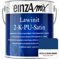 einzA Lawinit 2-K-PU Satin Stammlack (NCS S 5040-R80B)