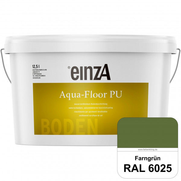 einzA Aqua-Floor PU (RAL 6025 Farngrün) seidenglänzender Acryl-PU-Bodenbeschichtung