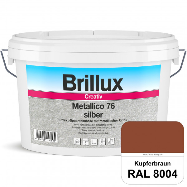 Creativ Metallico 76 (RAL 8004 Kupferbraun) Effektspachtelmasse für Oberflächen mit metallischer Opt