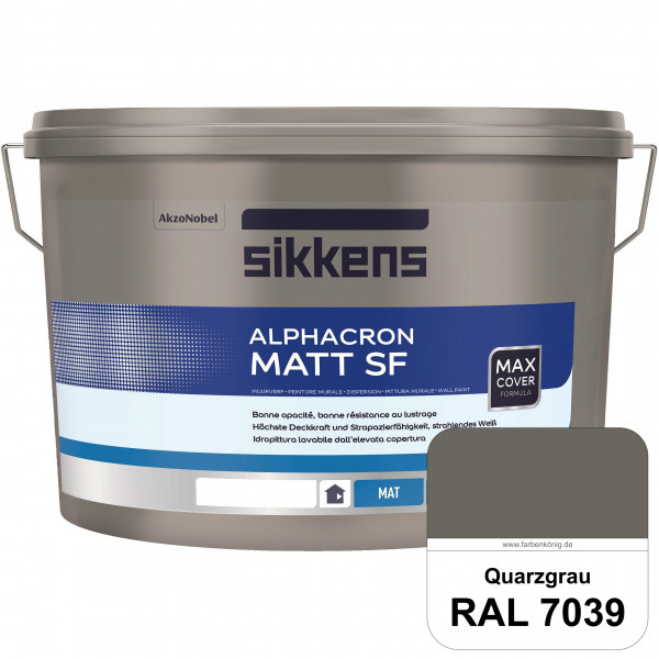Alphacron Matt SF (RAL 7039 Quarzgrau) stumpfmatte & hochwertige Premium-Wandfarbe (innen)