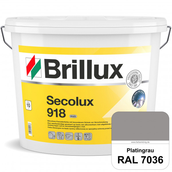 Secolux 918 (B-Ware) - 2,5 Liter (RAL 7036 Platingrau)
