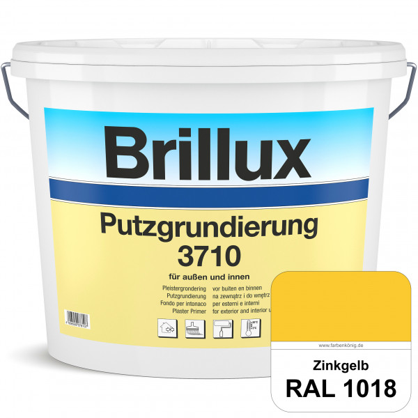 Putzgrundierung 3710 (RAL 1018 Zinkgelb) Wetterbeständige & quarzhaltige Grundierfarbe auf Dispersio