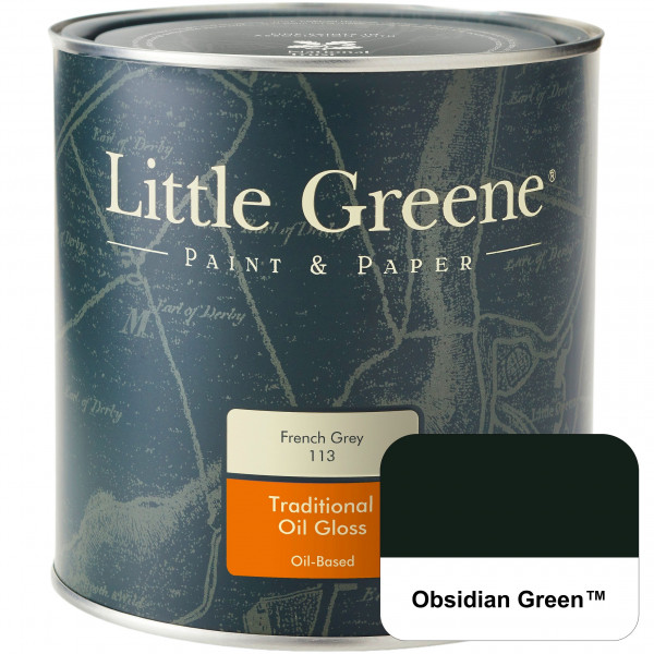 Traditional Oil Gloss - 1 Liter (216 Obsidian Green™)