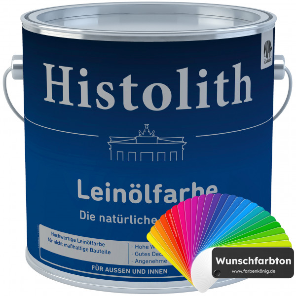 Histolith® Leinölfarbe (Wunschfarbton)
