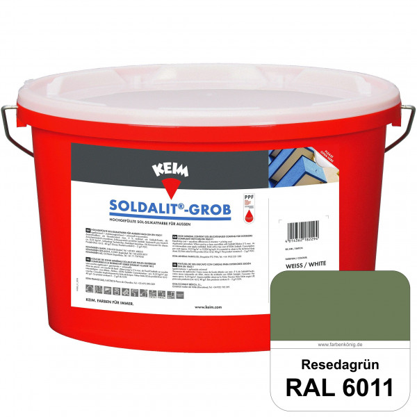 KEIM Soldalit®-Grob (RAL 6011 Resedagrün)